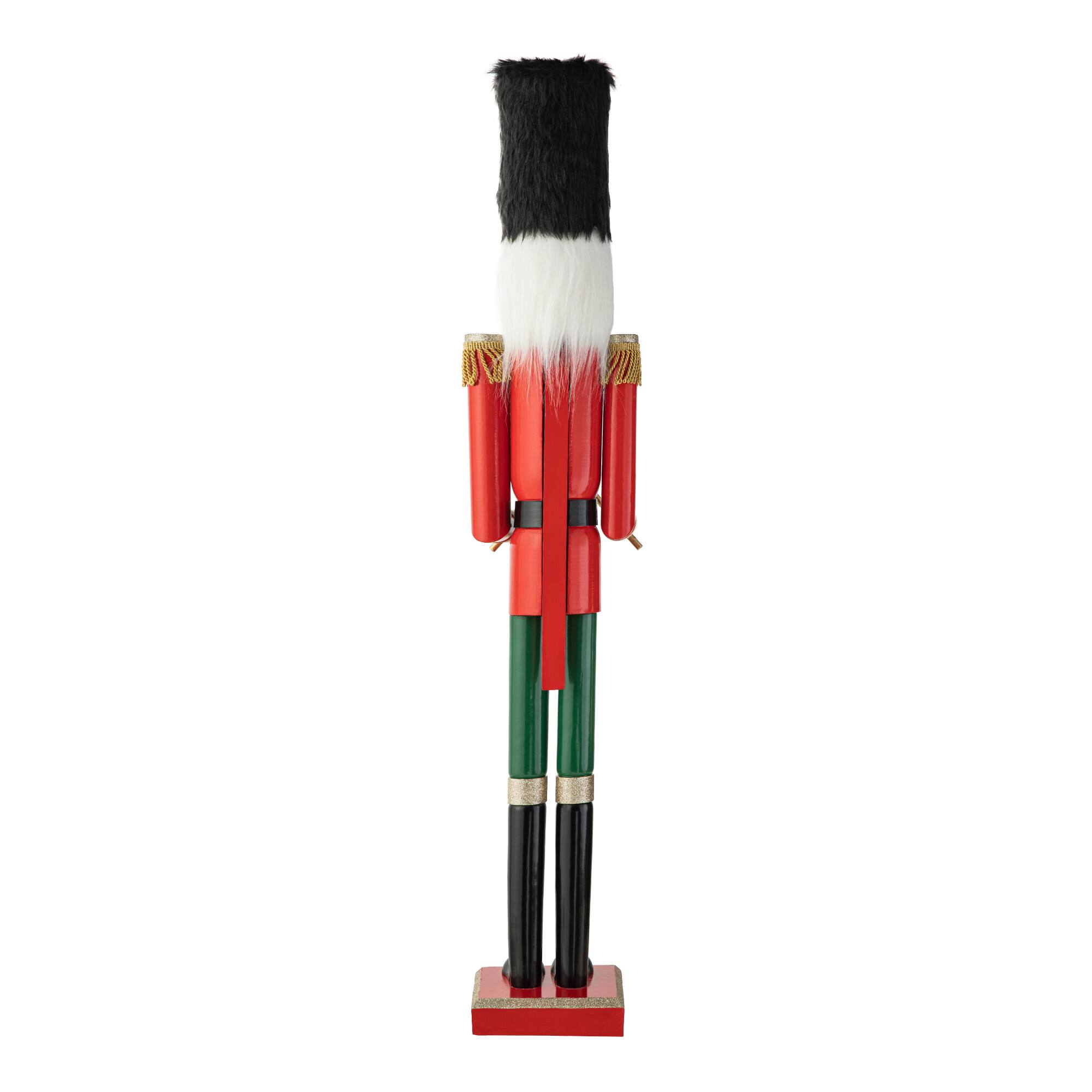 Glitzhome® 42" Wooden Christmas Soldier Nutcracker
